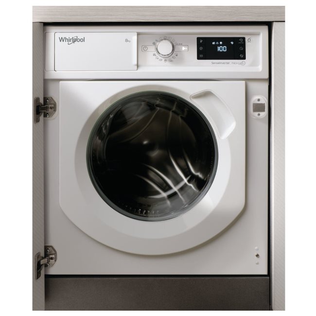Whirlpool BI WMWG 81484E Εντοιχιζόμενο πλυντήριο ρούχων 8kg (έως6άτοκες)